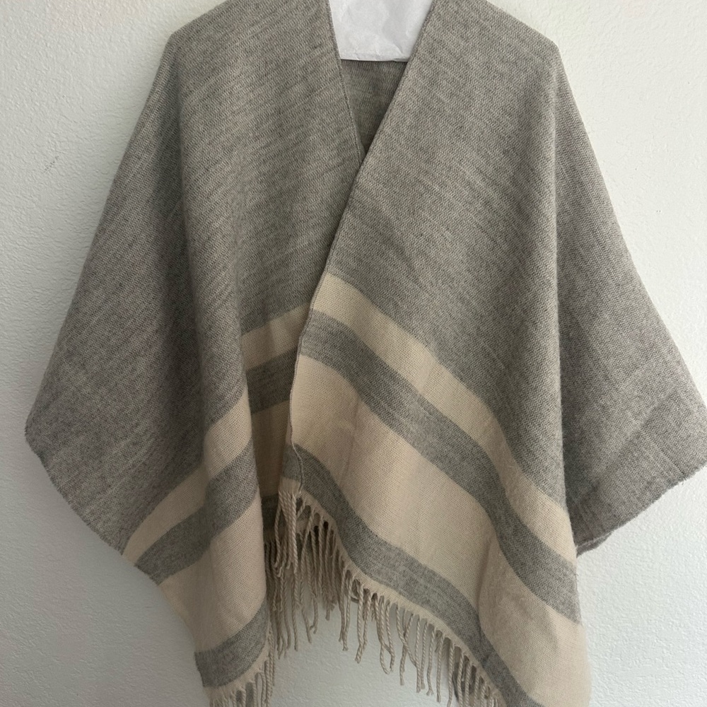 J Crew wrap poncho